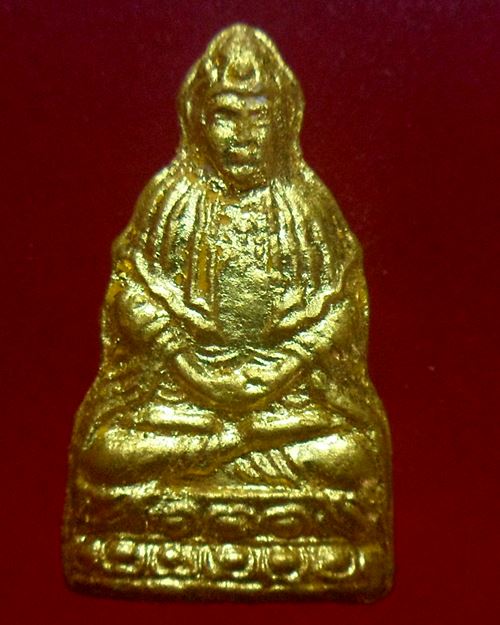 เจ้าแม่กวนอิมเนื้อผงปิดทอง วัดบวรนิเวศวิหาร สมเด็จพระญาณสังวร ทรงเมตตาอฐิษฐานจิตปี35 ชุด100องค์ - 2