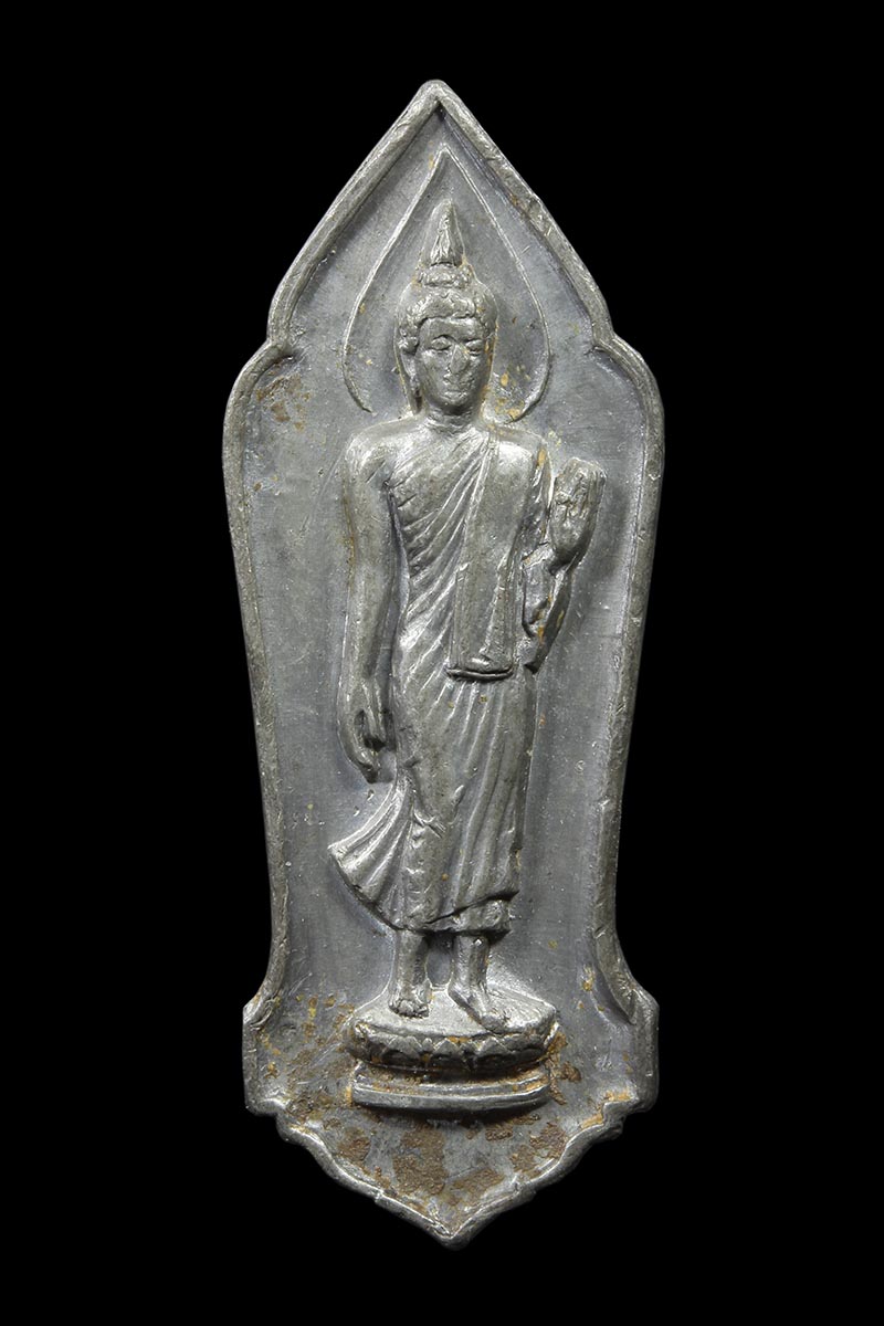 พระ 25 พุทธศตวรรษ เนื้อชินตะกั่ว ปี2500 (องค์ที่2) - 1