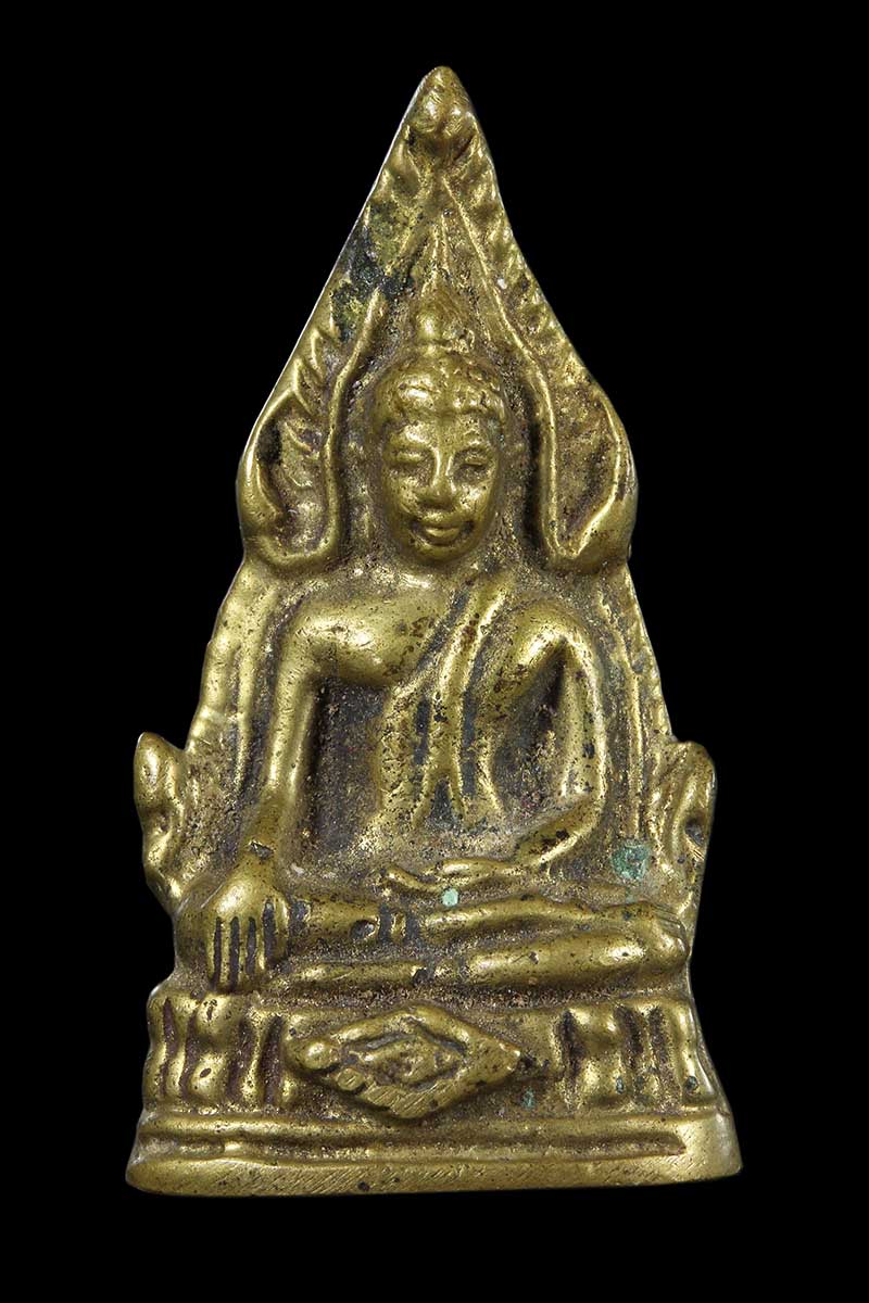 พระพุทธชินราชหลวงปู่เผือก วัดกิ่งแก้ว ออกวัดบางด้วน ปี2493 (4) - 1
