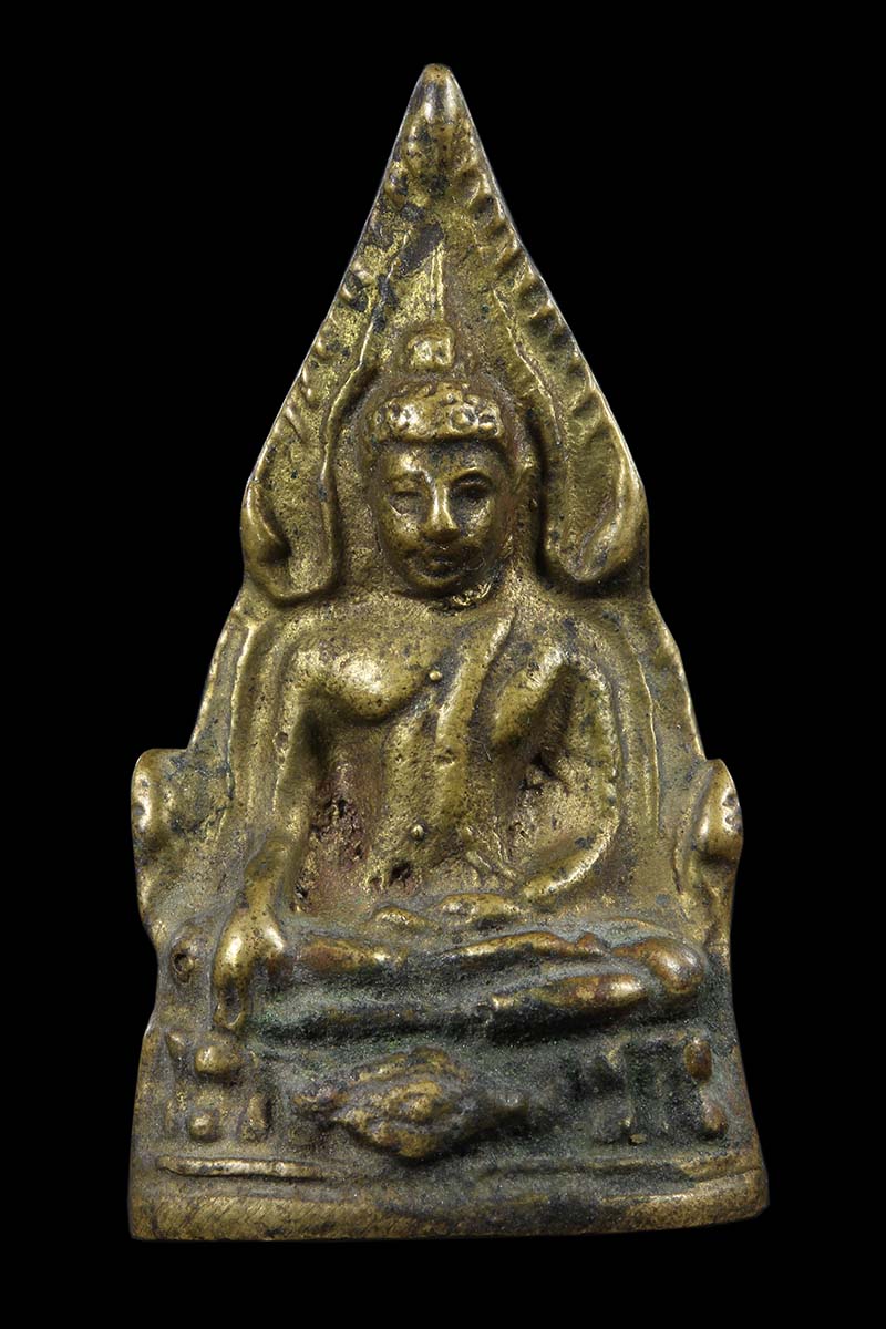 พระพุทธชินราชหลวงปู่เผือก วัดกิ่งแก้ว ออกวัดบางด้วน ปี2493 (5) - 1