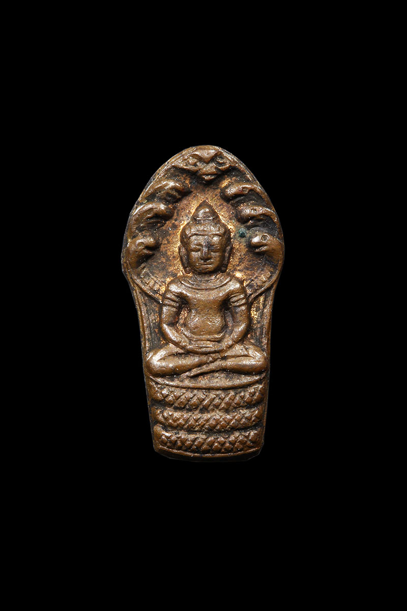 พระปรกใบมะขามรุ่นแรก หลวงพ่อพรหม วัดขนอนเหนือ ปี2527 - 1