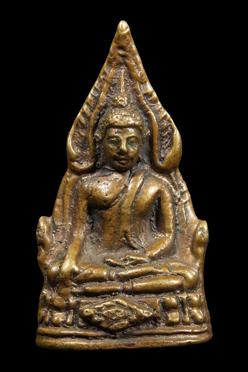 พระพุทธชินราชหลวงปู่เผือก วัดกิ่งแก้ว ออกวัดบางด้วน ปี2493 (3) - 1