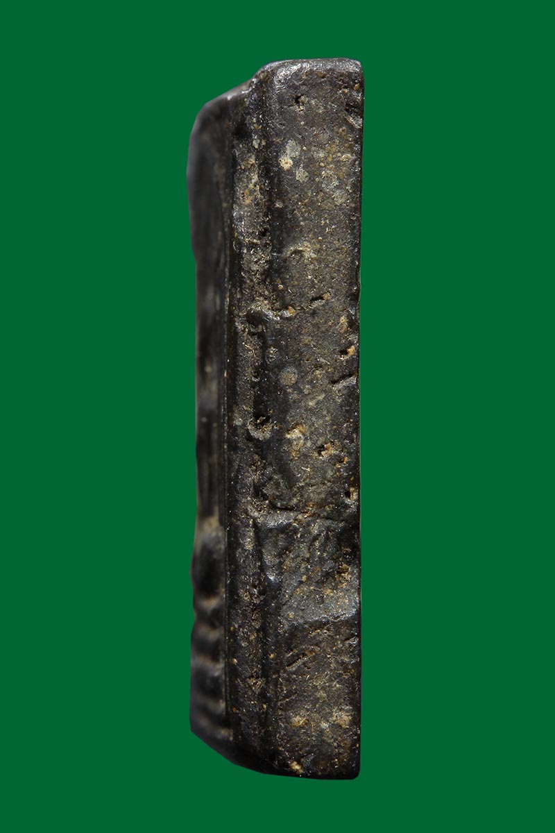 สมเด็จ​ชินราช​ วัดมฤคทายวัน​ พิมพ์​กลาง​ เนื้อ​ดำหายาก หลัง​ยันต์​สาม​ - 3