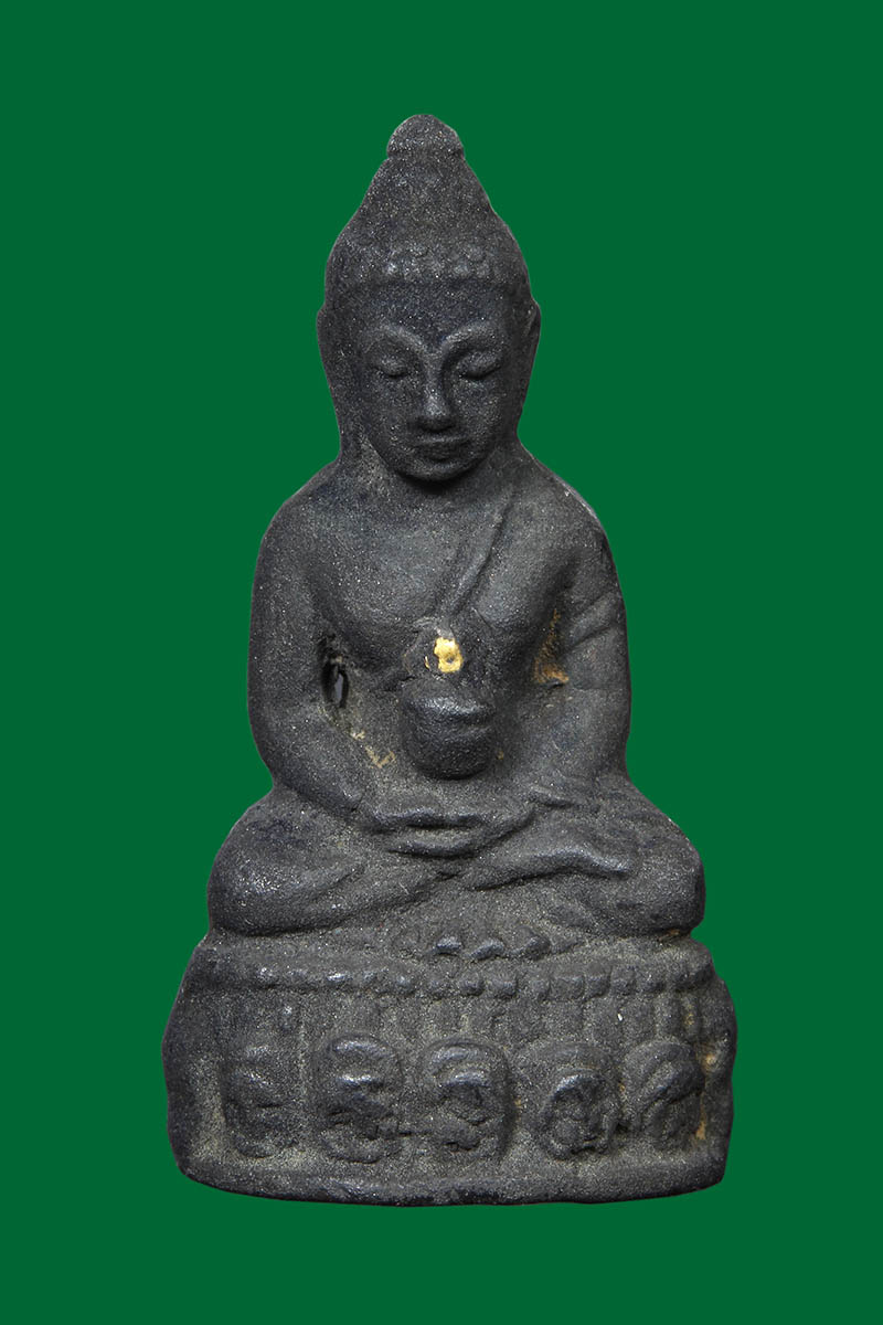 พระกริ่งน้ำเต้าทองคำ วัดชัยมงคล ปี2498 (องค์ที่2) เลข143 - 1