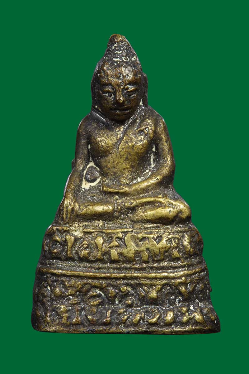 พระพุทธหล่อโบราณ เก่า กริ่งดัง ไม่ทราบที่ - 1