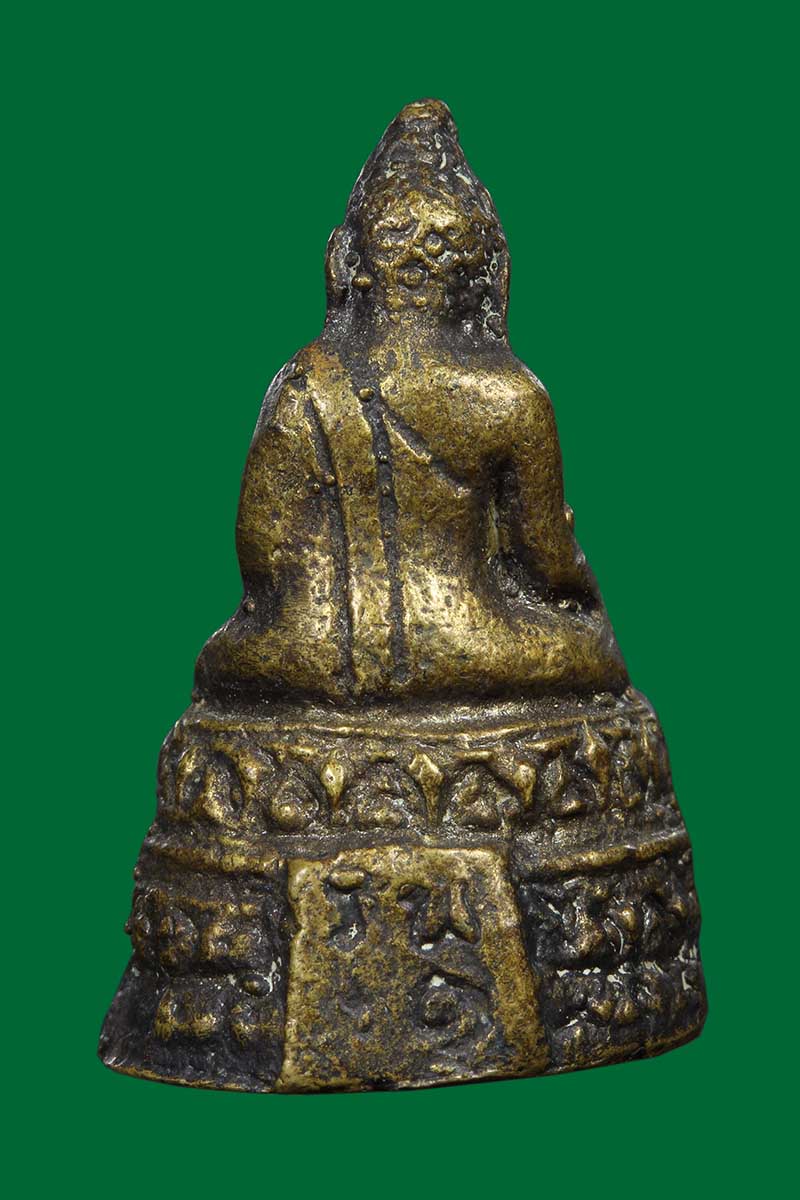 พระพุทธหล่อโบราณ เก่า กริ่งดัง ไม่ทราบที่ - 2