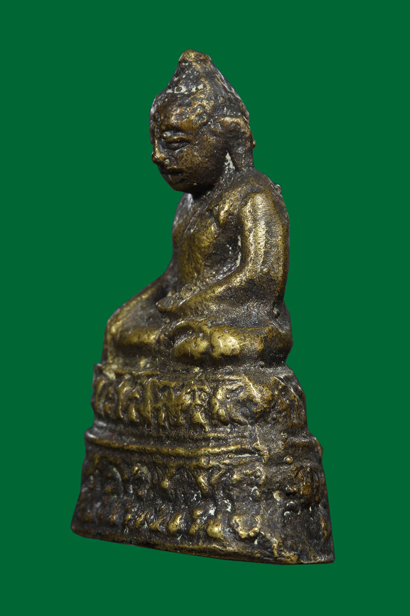 พระพุทธหล่อโบราณ เก่า กริ่งดัง ไม่ทราบที่ - 3