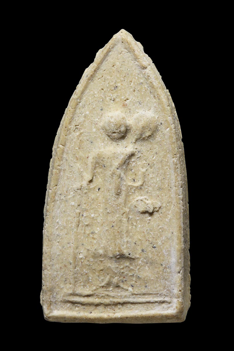 พระสิวลีเนื้อผง หลวงพ่อเผือก วัดกิ่งแก้ว ปี2496 - 1