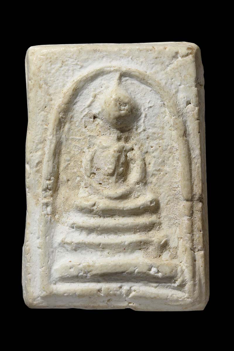 พระสมเด็จพระครูสุพจน์ วัดสุทัศน์ รุ่นอินโดจีน ปี2484 พิมพ์ไกเซอร์ (เศียรโต) หลังยันต์ (องค์ที่2) - 1