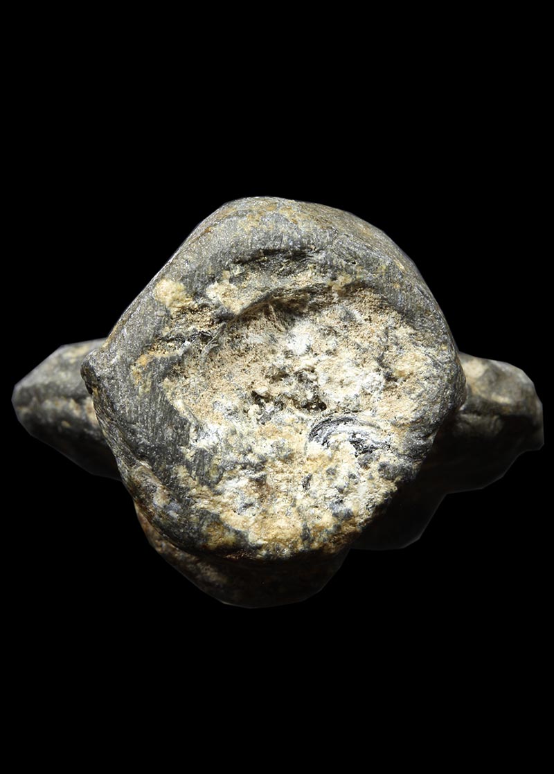 พระอุปคุตสองหน้า พิมพ์ใหญ่ เนื้อชินเขียว กรุวัดวังบัว จ.เพรชบุรี (2) - 3