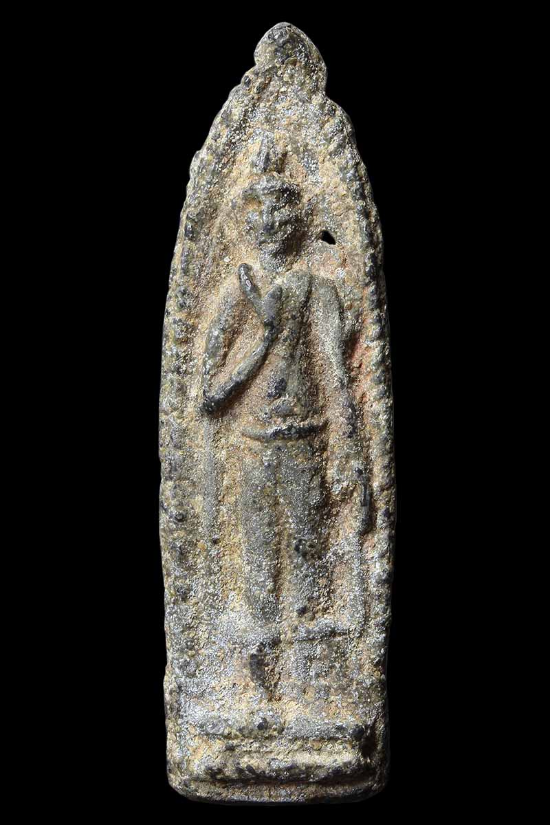 พระร่วงยืน ประทานพร กรุวัดวังบัว เพรชบุรี - 1