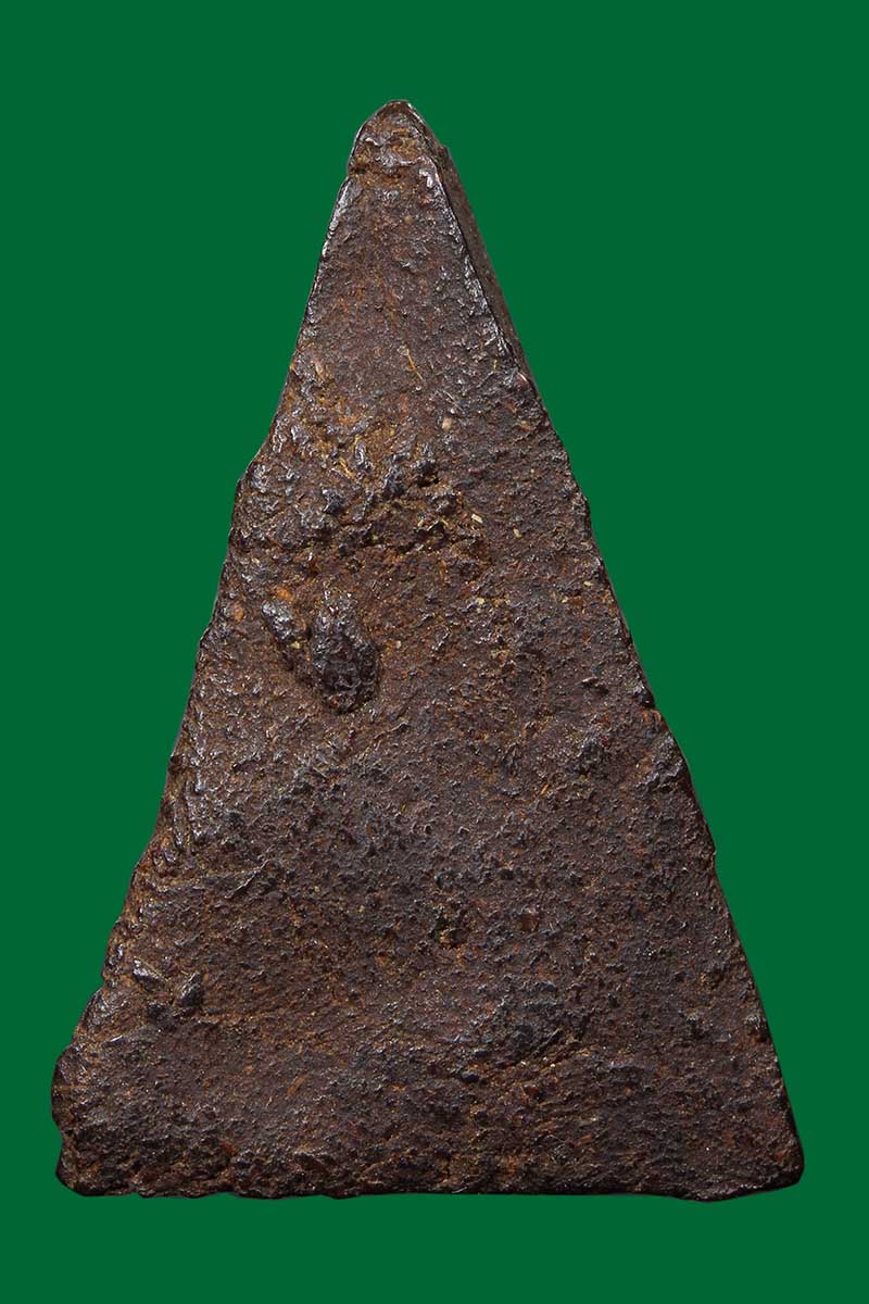 พระนางพญาหลวงปู่ฝั้น อาจาโร เนื้อว่านยา108 ปี2519 หลังเรียบ วัดป่าถ้ำขาม จ.สกลนคร - 2