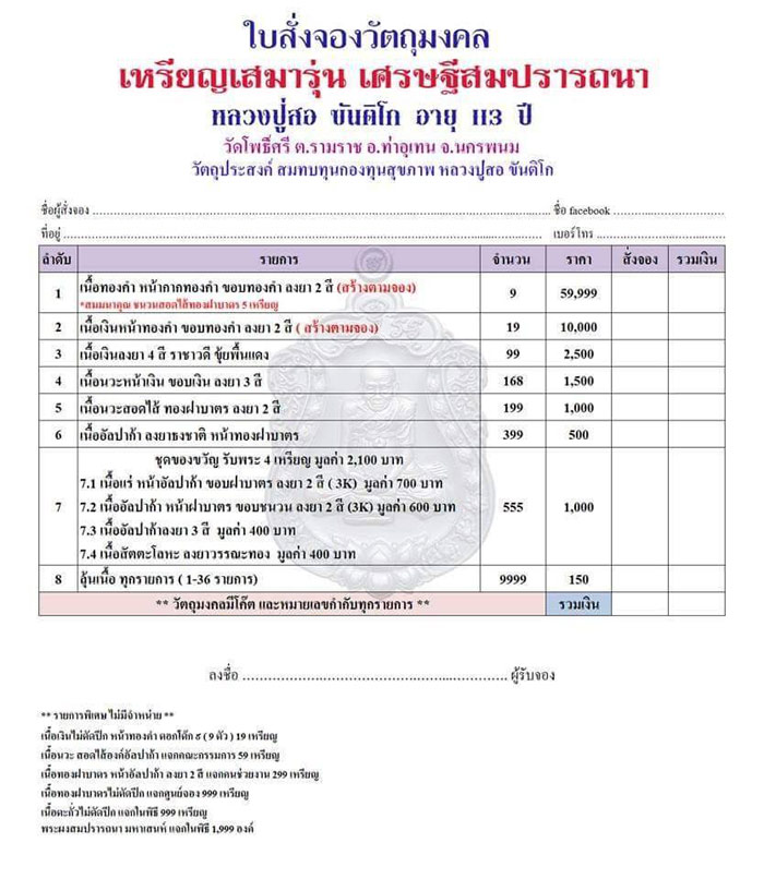 เหรียญเสมา รุ่น เศรษฐีสมปรารถนา หลวงปู่สอ ขันติโก - 3