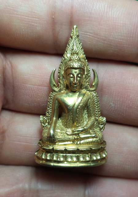 พระพุทธชินราชอินโดจีน ปี2485 เนื้อโลหะผสม พิมพ์แต่งใหม่ มีโค้ด วัดสุทัศน์ฯ(มีบัตรรับรอง) - 5
