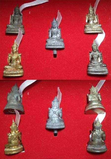 พระแก้วมรกต รุ่นแรก ชุดของขวัญ หมายเลข283 หลวงปู่สอ ขันติโก วัดโพธิ์ศรี จ.นครพนม - 2