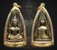 พระพุทธชินราชอินโดจีน 2485 พิมพ์แต่ง โค๊ด2โค๊ด ชัดมาก  เลี่ยมทองยกซุ้ม สวยแชมป์