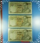 ธนบัตรชนิด 10 บาท ในหลวงรัชกาลที่ 9 หลังพระบรมรูปทรงม้า จำนวน 5 ฉบับ สภาพสมบูรณ์ชุดที่6