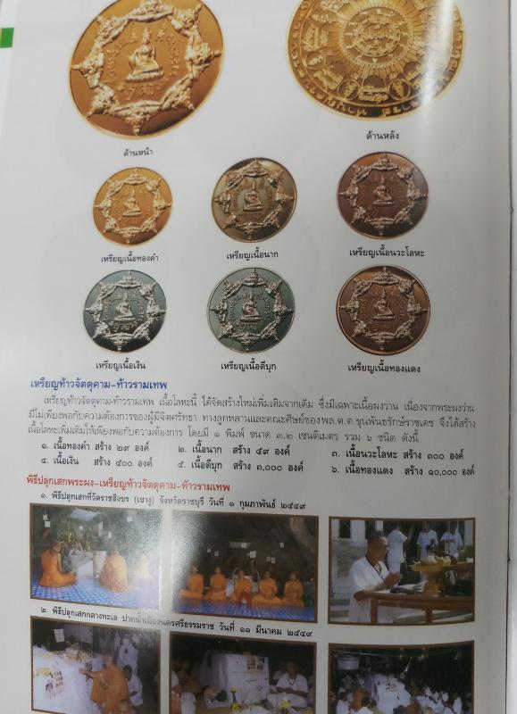 เหรียญท้าวจตุคาม-ท้าวรามเทพ รุ่นแซยิด 108ปี พล.ต.ต ขุนพันธรักษ์ราชเดช ปี49 เนื้อดีบุก 3.2 ซม - 5