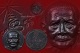 เหรียญหล่อธนาคารกสิกรไทยเนื้อนวโลหะ หลวงปู่แหวน สุจิณฺโณ วัดดอยแม่ปั๋ง พศ.2520 องค์ที่ 1