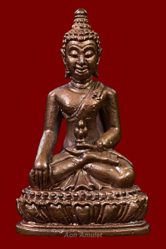 พระกริ่งสมเด็จพระเจ้าตากสินเนื้อนวโลหะ หลวงปู่บัว ถามโก วัดศรีบุรพาราม พศ.2554 องค์ที่ 2 - 2