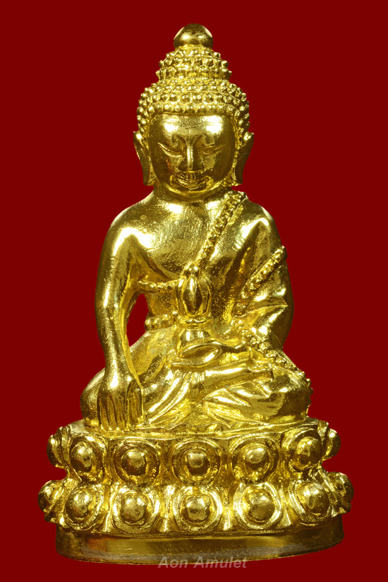 พระกริ่งที่ระลึกเนื้อทองระฆัง ญสส. รุ่น ทรงประทาน หลวงปู่บัว ถามโก พศ.2556 หมายเลข 872 - 2
