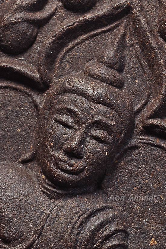 พระขุนแผนพิมพ์ใหญ่ตะกรุดทองแดง รุ่น มงคลมหาเศรษฐี หลวงปู่บัว ถามโก พศ.2555 หมายเลข 732 - 2
