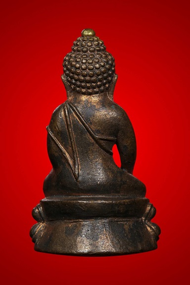 พระกริ่ง บารมี 90 พรรษา ญสส (2546) ตอกสองโค๊ต No.1100 เนื้อนวะโลหะ ปิดก้นทองฉนวน ที่ 1 กทม 2560 - 2