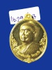 เหรียญลูกมะนาว รุ่นสรงน้ำ58 พระอธิการใจ วัดพระยาญาติ จ.สมุทรสงคราม ปี2558  เนื้อทองคำ 