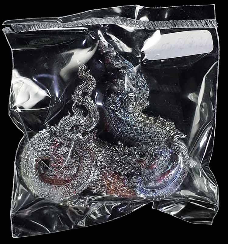 ไกรสรนาคา(ตะกรุดคู่ชีวิต) รุ่นพิชิตมาร ประทานทรัพย์ พระอธิการใจ วัดพระยาญาติ จ.สมุทรสงคราม ปี2559 - 2