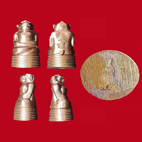 หนุมาน-องคต รุ่นมงคลชัย 1 ชุด (3 องค์ หมายเลข2424) - 3