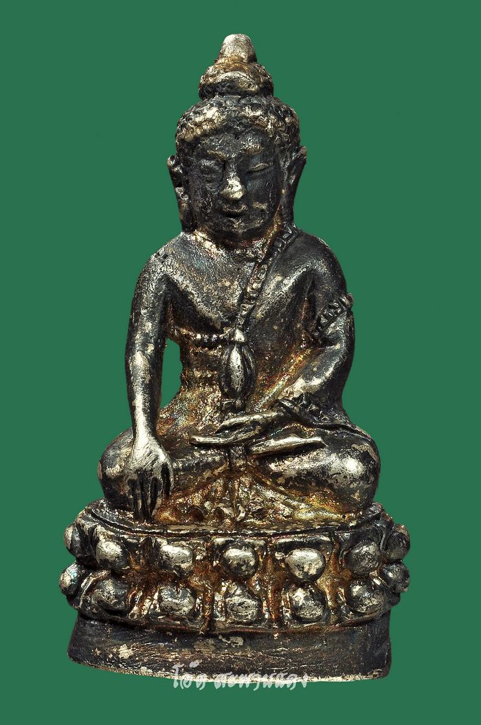 พระกริ่งพรหมคุณ รุ่นแรก เนื้อเงิน ปี2537 หลวงปู่หงษ์ วัดเพชรบุรี จ.สุรินทร์ - 1