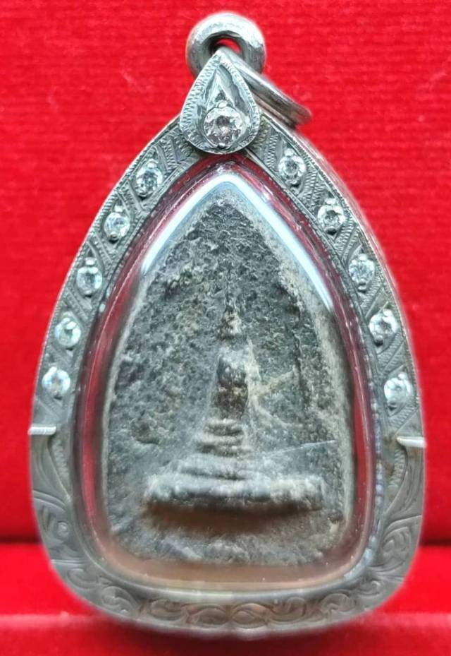 พระสิบชาติ พิมพ์ทรงเจดีย์ (พิมพ์ใหญ่) เนื้อดิน - 1