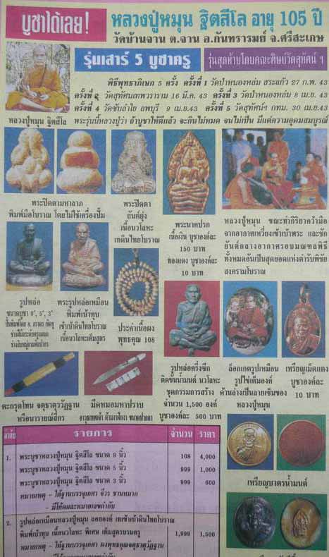 ตะกรุดโทน จตุธาตุวัฏฐาน หรือ นารายณ์สี่กร - 2