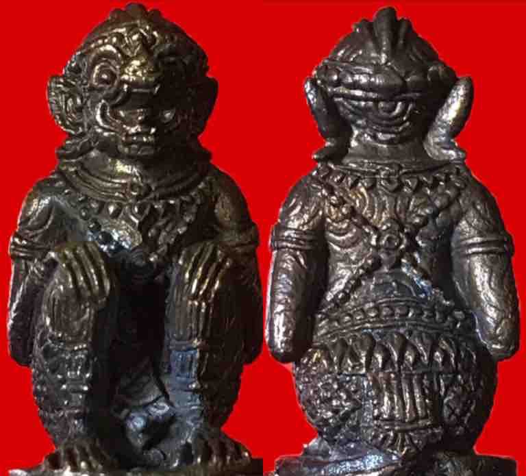 ชุดรวมพุทธคุณ เนื้อนวโลหะ วัดไทรทองพัฒนา ปี 2538 - 2