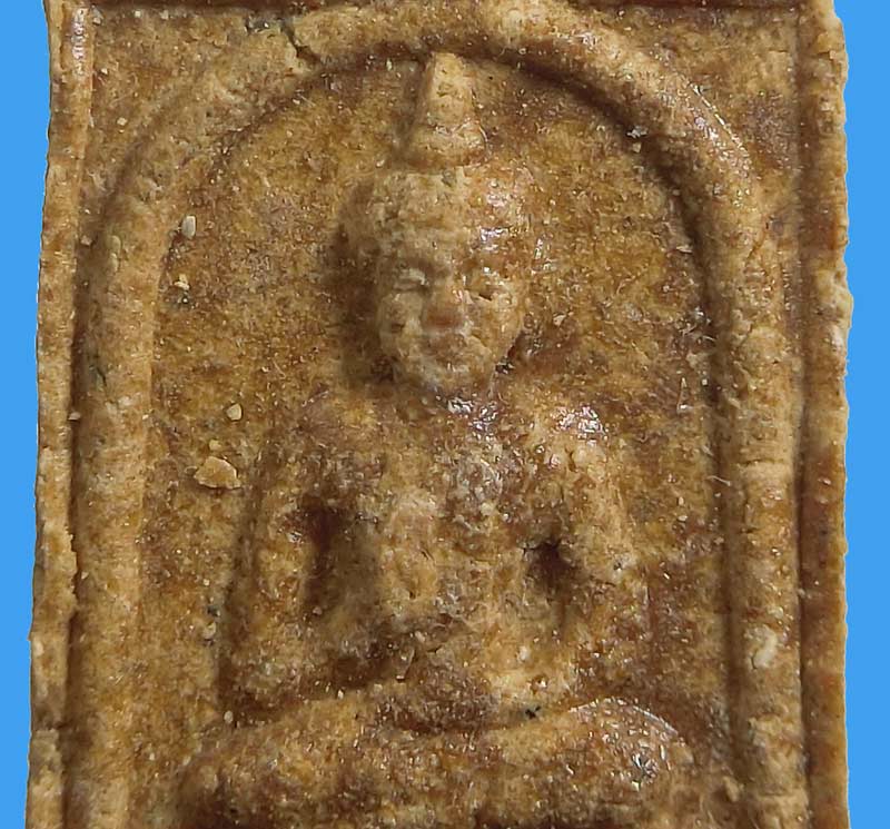 สมเด็จประทานพร( ปางโอเค) เนื้อผงผสมว่านดอกทอง ปี 2551 หลวงพ่อตัด วัดชายนา กดพิมพ์คมชัด สวยเดิมๆครับ - 4