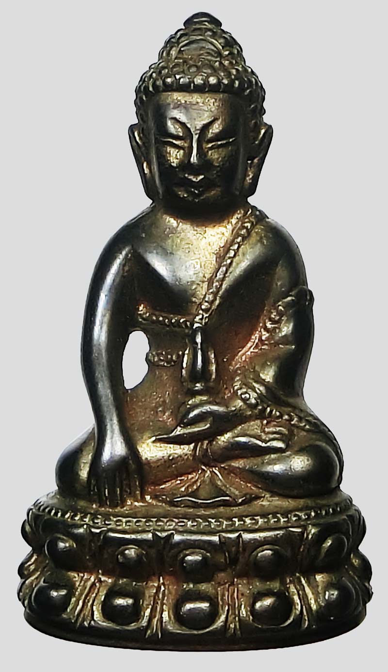 พระกริ่งราชาฤกษ์พุทธวิริยากร หลวงพ่อเทในพิธี เนื้อนวะโลหะพิเศษ ปี 2552 หลวงพ่อตัด วัดชายนา - 2