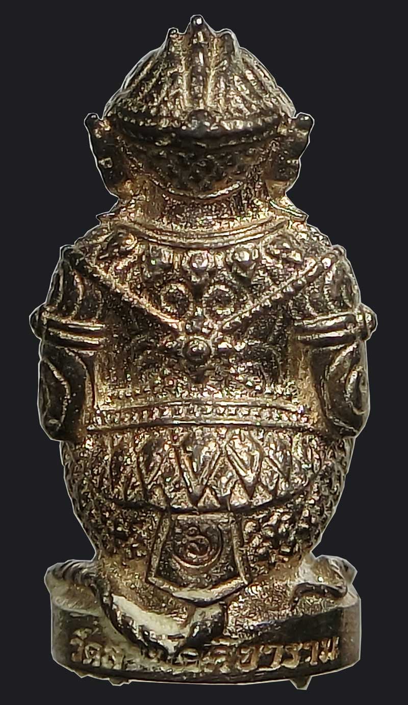 หนุมานรุ่นแรกเนื้อเงิน หลวงปู่บุญธรรม วัดสามัคคียาราม ปทุมธานีปี 2559 หมายเลข 6 - 3