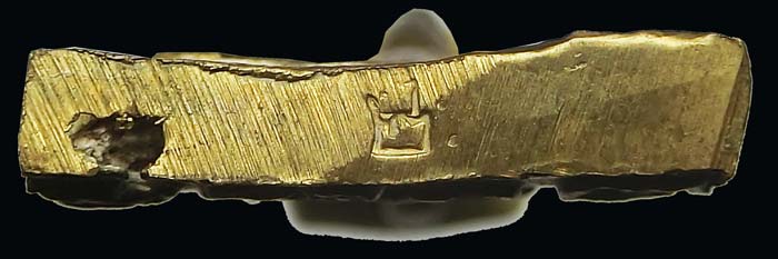 เหรียญจอบ หลวงพ่อไปล่ วัดกำแพง รุ่น 2 ตอกโค๊ดหางแหลม เนื้อทองเหลือง ปี 2534 จ.กรุงเทพฯ - 4