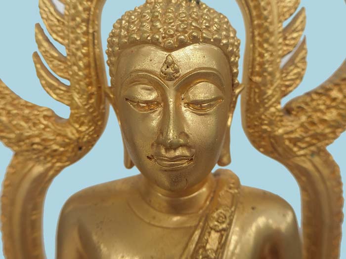 พระพุทธชินราชบูชา หลวงพ่ออุ้น วัดตาลกง พิธีใหญ่ปี 2545 สร้างเพียง 310 องค์ หมายเลขสวย 98 - 3