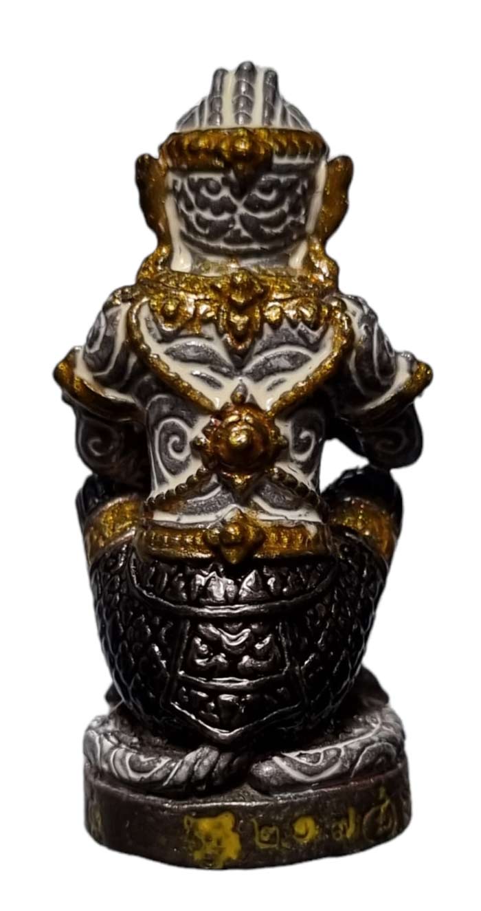 หนุมานมหาปราบไพรี ( มหาปรารถนา ) รุ่นแรก พระอาจารย์ทิน วัดชายนา เพชรบุรี พิธีใหญ่เนื้อดีบุก - 3