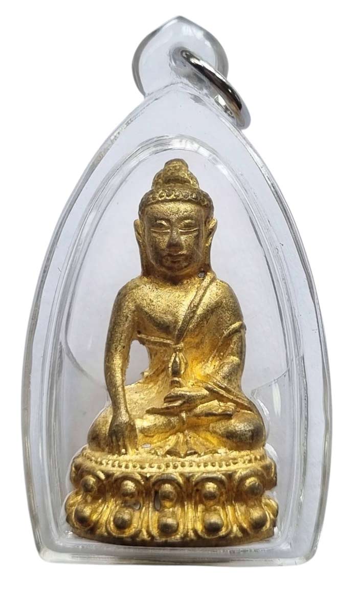 1 ใน 108 องค์ พระกริ่งเสาร์ ๕ หลวงพ่อตัด ปวโร วัดชายนา จ.เพชรบุรี เนื้อชนวน ปี 2550 สร้างน้อยหายาก - 1