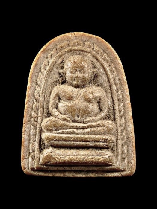 พระสังกัจจายน์ผงน้ำมัน ลพ.กวย,ลป.โต๊ะ ร่วมปลุกเสก ปี 2520 - 1