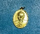 เหรียญ มหาจักรพรรดิมงคล หลวงพ่อลำใย วัดสะแก จ.อยุธยา ปี 2555 เนื้อทองแดงชุบทอง