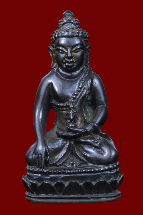 พระกริ่งเอกาทศรถ วัดพพันอ้น เนื้อนวะ(กลับดำ) ปี2513 - 1