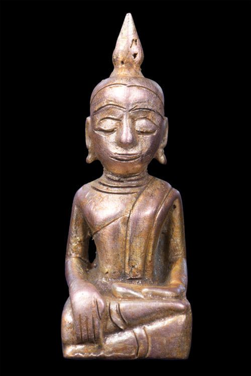 พระยอดธงปางมารวิชัย เนื้อนาค อยุธยา - 1