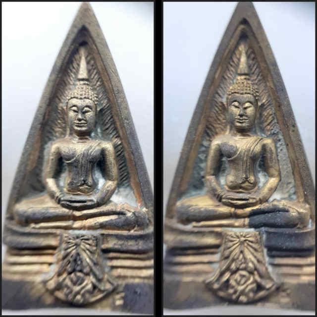 46/พระสองหน้าหลวงพ่อโสธร วัดโสธรวรวิหาร แปดริ้ว จังหวัดฉะเชิงเทรา - 3