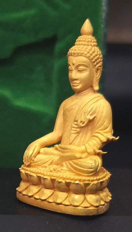 พระกริ่งคูณคู่ชีวิต ลพ.คูณ วัดบ้านไร่ จ.นครราชสีมา เนื้อทองคำ - 2