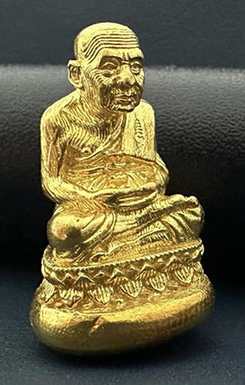 รูปหล่อหลวงปู่ทวด เบ้าทุบ รุ่นมหาลาภ วัดช้างให้ ปี 2540 บรรจุผงว่านหลวงปู่ทวดปี 97 - 2
