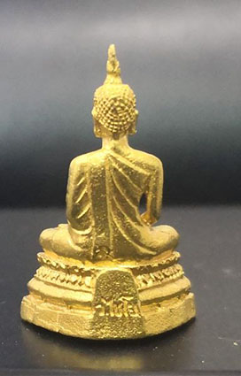 รูปหล่อพระประธาน วัดเกษไชโยวรวิหาร จ.อ่างทอง ปี 2534 ทองคำ - 2