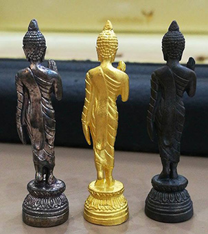 พระพุทธอภัยมงคลสมังคีลอยองค์ ชุดกรรมการ ปี 2538 ทองคำ เงิน นวะ - 2